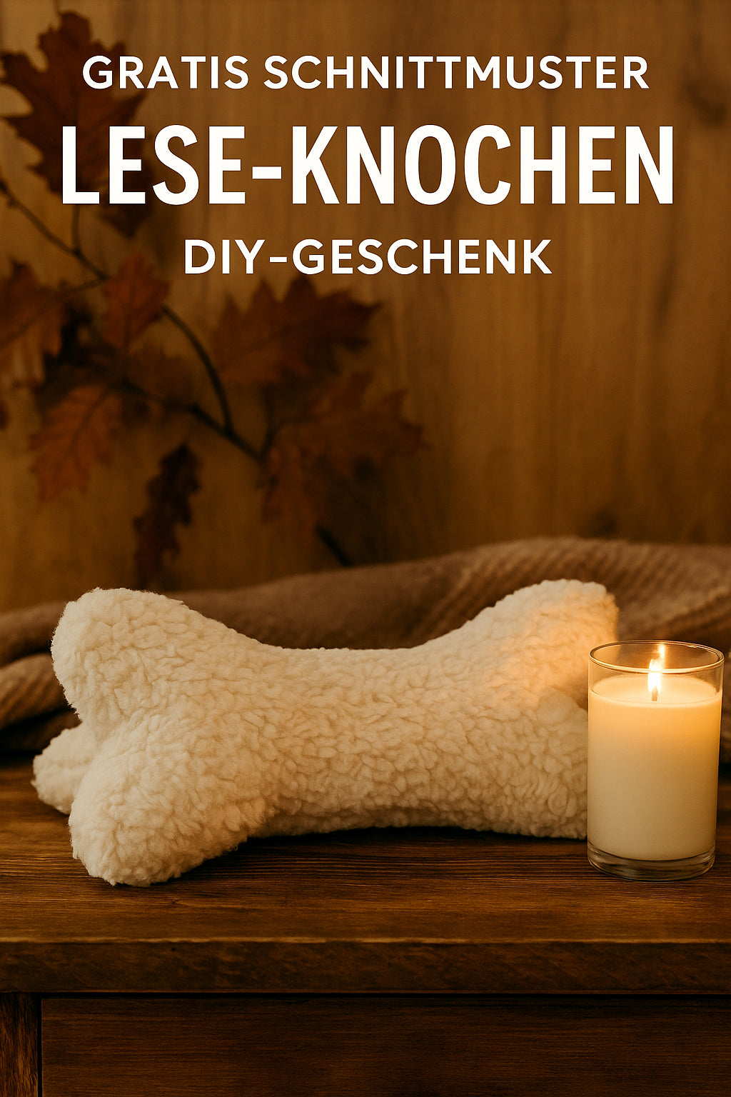 Gratis Schnittmuster Lesekissen / Leseknochen – DIY Nähanleitung für ein gemütliches Lesekissen